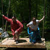 Shawn Ferry > Swinging on the giant swing in Sound Town WickerMan Burn, Four Quarters Farm, Artemas PA, May 21 - 25, 2009