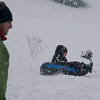 Shawn Ferry > First snow, neighbors sledding in our backyard
