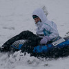 Shawn Ferry > First snow, neighbors sledding in our backyard